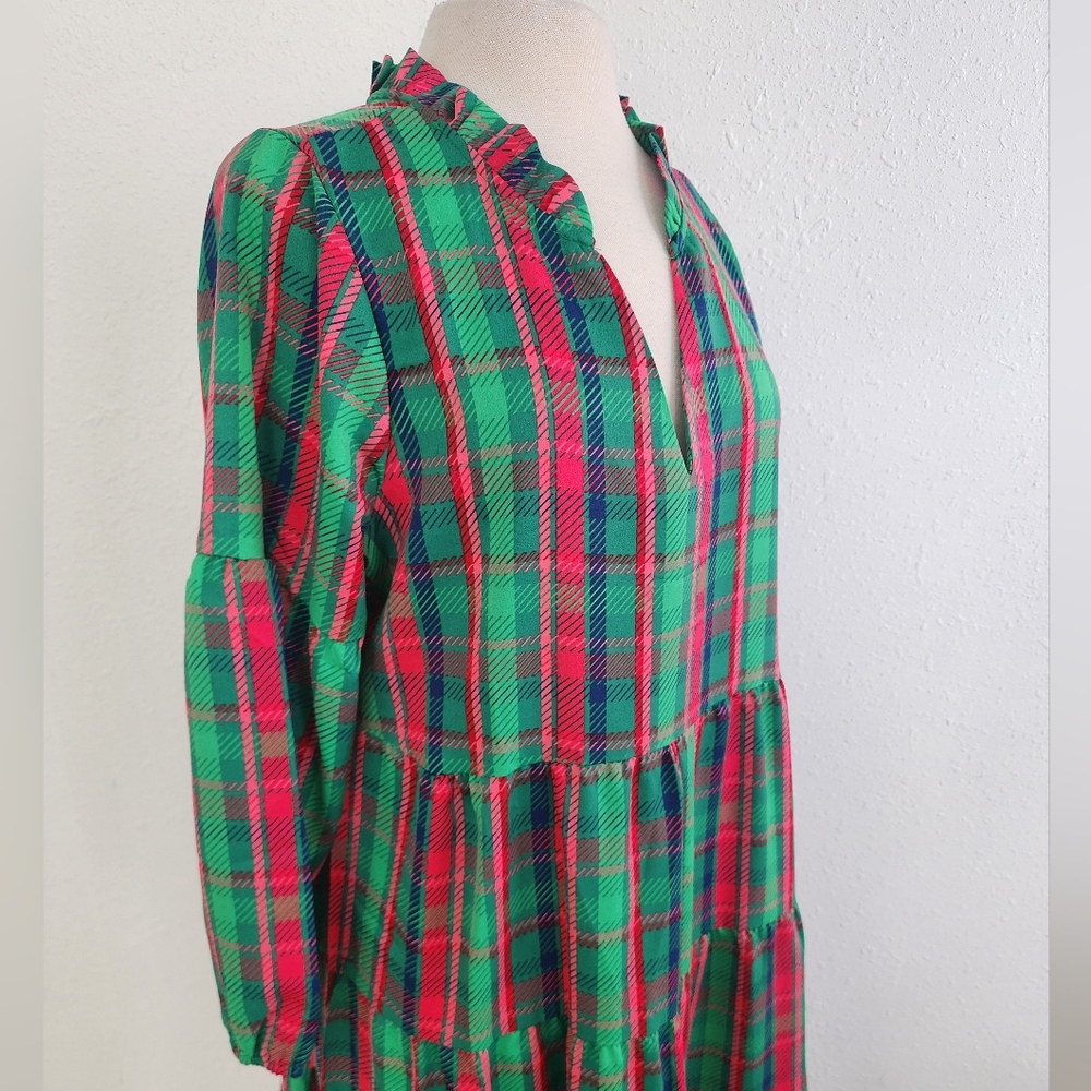 Michelle McDowell Christina Dress Plaid About You Size XL - Picture 8 of 11
